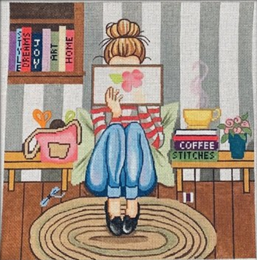 Gayla Eliot GEP274 stitching girl Stitch Guide