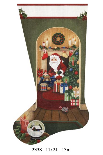 Melissa Shirley # 448 Woodland Christmas Stocking