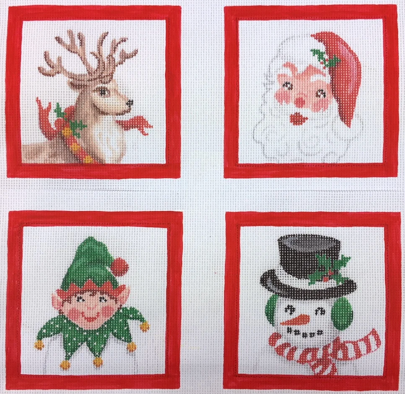 Kate Dickerson CO4-42 Set of 4 Coasters - Christmas Characters