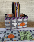 Patricia Sone 136 Halloween basket with handle and S/G