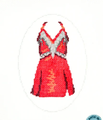 Atlantic Blue ABC-9003 Red Sequin Dress Stitch by Stitch Atlantic Blue ABC-9003 Red Sequin Dress Stitch by Stitch