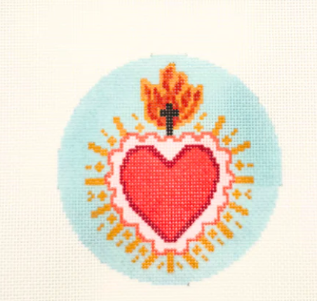 Atlantic Blue AMD-32 Sacred Heart – Stitch by Stitch