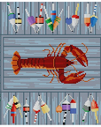 Susan Roberts 1059 Lobster and Buoys