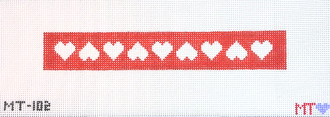 The Painted Stitch MT-102 Heart Key Fob