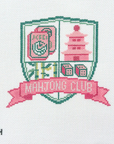 The Painted Stitch PS-514 Mahjong Crest Pink Green
