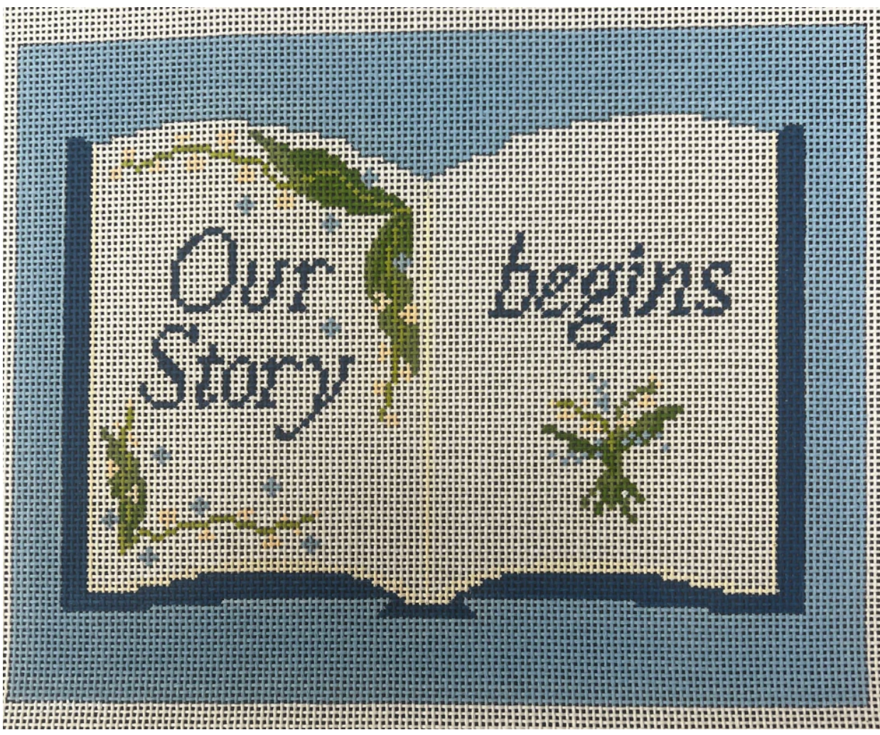 Gingham Stitchery Maddie Sweet MS44 Our Story begins Pillow