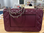 Cranberry with Silver Hardware