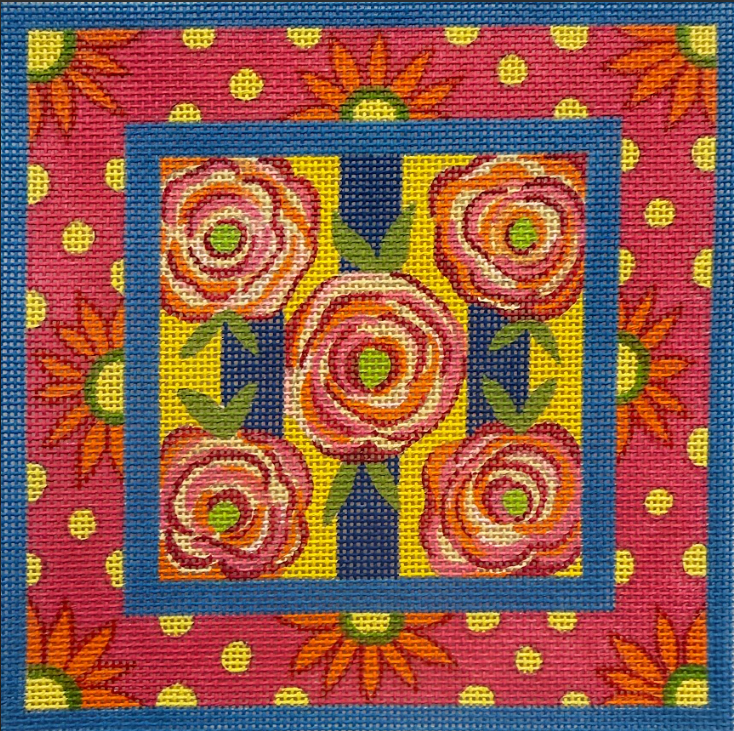Alice Peterson AP8036 Block Print Floral 3