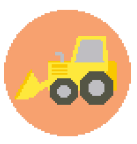 Atlantic Blue MPB-217 Frontloader