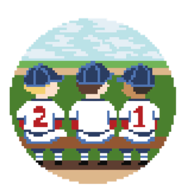 Atlantic Blue MID-118 Baseball Boys