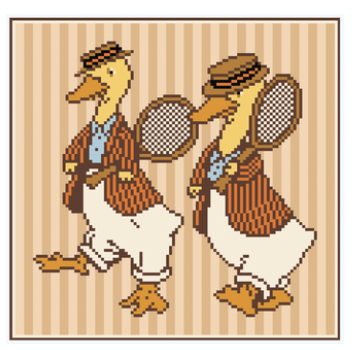 Atlantic Blue RS-132 Tennis Ducks Large