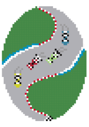 Atlantic Blue BUG-103 From Above Racers