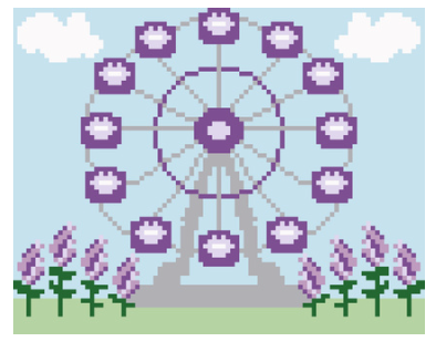 Atlantic Blue SCS-54 Ferris Wheel