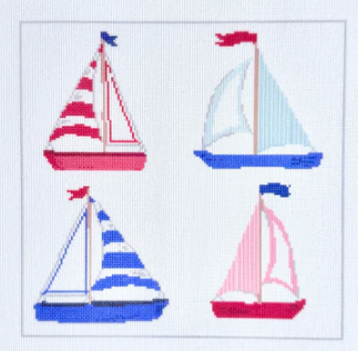 KCN KCD4672 Four Sailboats