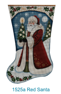 Rebecca Wood 1525A Red Santa