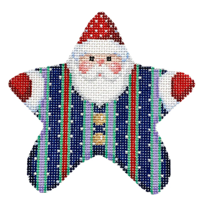 Two Sisters NTG TS376 Picot Stripe PJ Santa