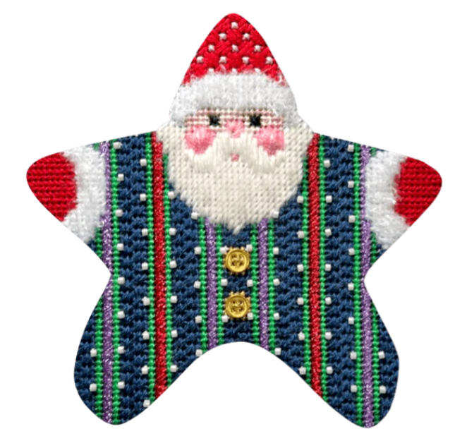 Two Sisters NTG TS376 Picot Stripe PJ Santa