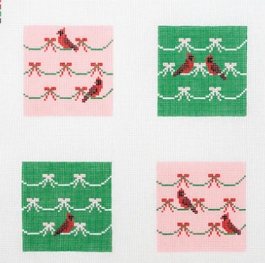 Alice and Blue Cardinal Coasters