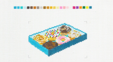 Morgan Julia Designs MJD-101 Box of Donuts