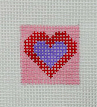 Blue Waters Designs BW522  Heart 1" Square