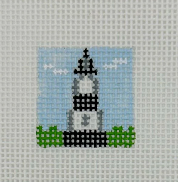Blue Waters Designs BW584 Lighthouse 1" Square