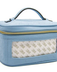 Planet Earth Light Blue Vanity Bag