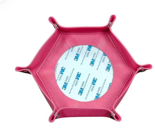 Threaded and Tipsy Hot Pink Snap Tray