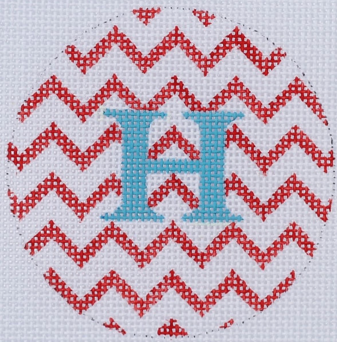 Kate Dickerson ALB-37 Red White Zigzag