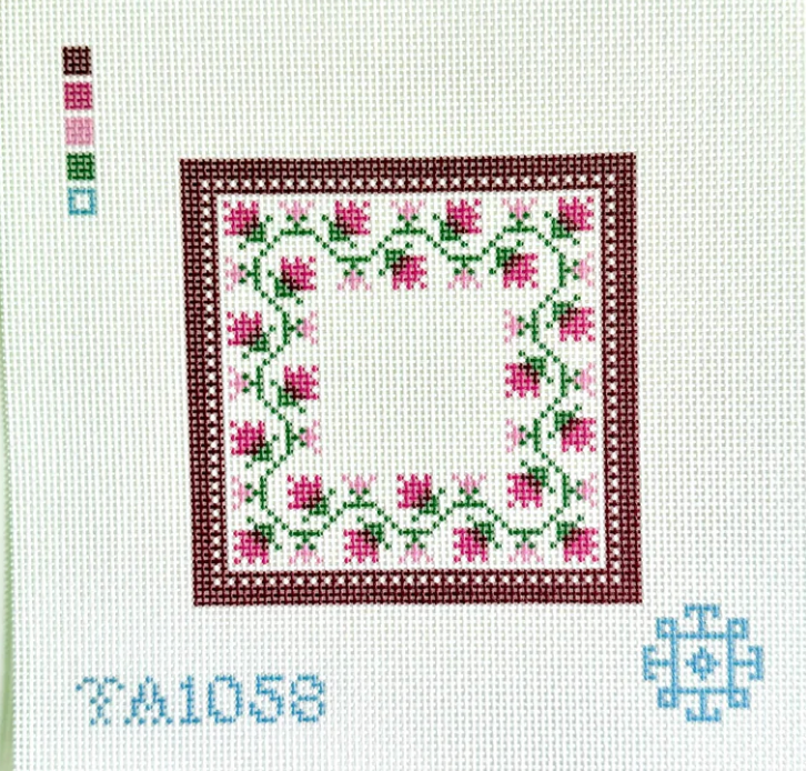 Thorn Alexander TA1058 Table Number - Maroon - Printed Canvas