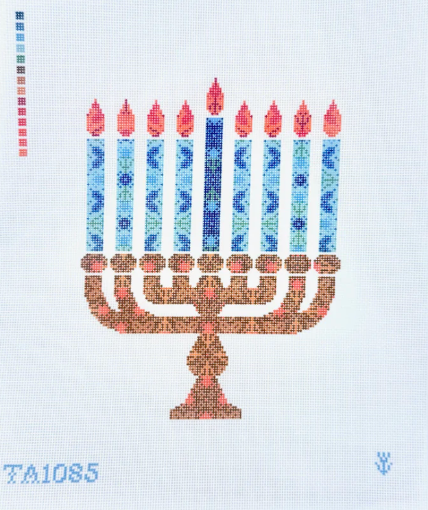 KCD Designers TA1085 Floral Menorah