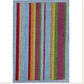 Kristine Kingston PPC-07 Passport Cover - Happy Stripes Rainbow Sherbert