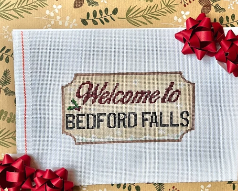 Evergreen Needlepoint WC-13 Welcome to Bedford Falls