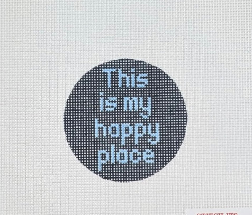 Stitch It's SI-354 -This is My Happy Place Round
