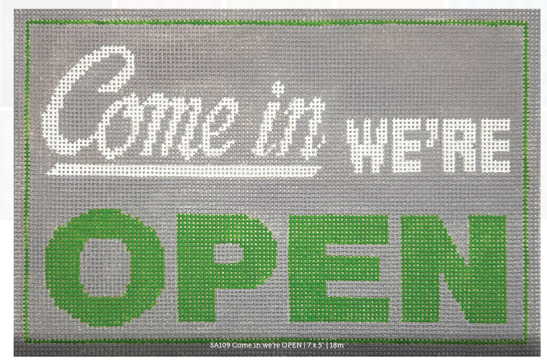Flying Stitches SH110 Come In We're Open