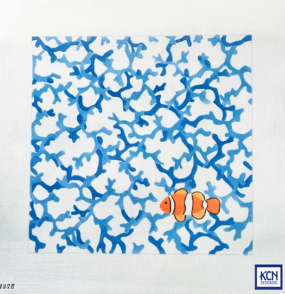 KCN Designers SI192B-1 Coral Fish Blue