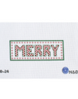 Nash and Daughters ND-24 Merry Checkerboard Letters