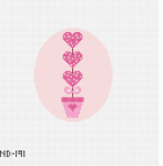 Nash and Daughters ND-191 Heart Topiary Oval