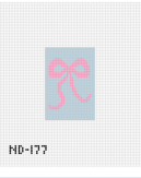 Nash and Daughters ND-177 Bow-pink and blue