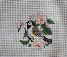 Susan Roberts BE1243-Chickadee in Apple Blossom