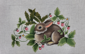 Susan Roberts SR1470-Rabbitin Strawberries