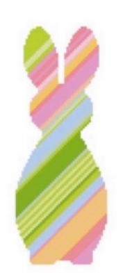 Blueberry Point ECS Striped Mini Bunny