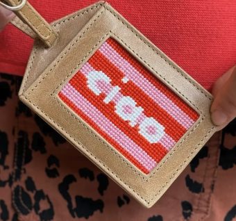 Grab and Go Happy Stitching Luggage Tag - CIAO