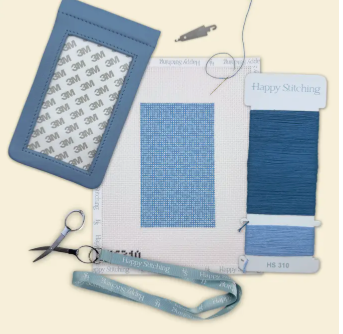 Grab and Go Happy Stitching Eyeglass Case - Doodle Drift