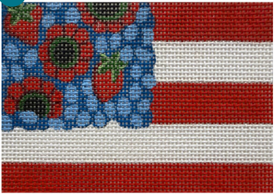 Alice Peterson AP8031 Floral USA Flag Passport