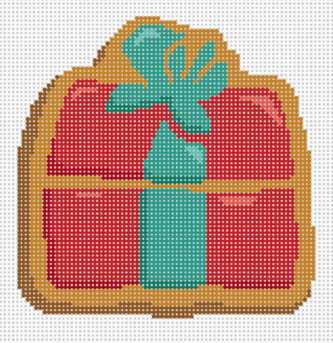 Officially Needlepoint GING04 Peanuts Gingerbread Cookie Package