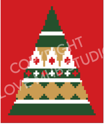 Lovemhbstudios EHD101-2 Christmas Tree 18