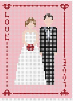 Initial K Studio IKS 4059A Love Card Bride/Groom
