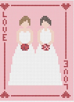 Initial K Studio IKS 4059C Love Card Bride/Bride