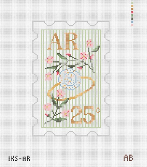 Initial K Studio IKS AR Arkansas Stamp