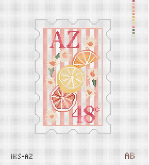 Initial K Studio IKS AZ Arizona Stamp